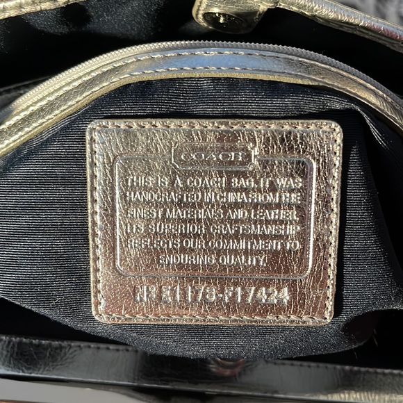 NWOT COACH Caryall Bag in Signature Jacquard Blue and Silver - Picture 8 of 8